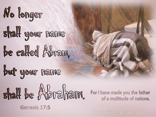 Genesis 17:5 No Longer Shall Your Name Be Called Abram (pink)